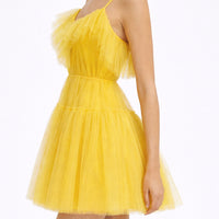 Abito corto in tulle