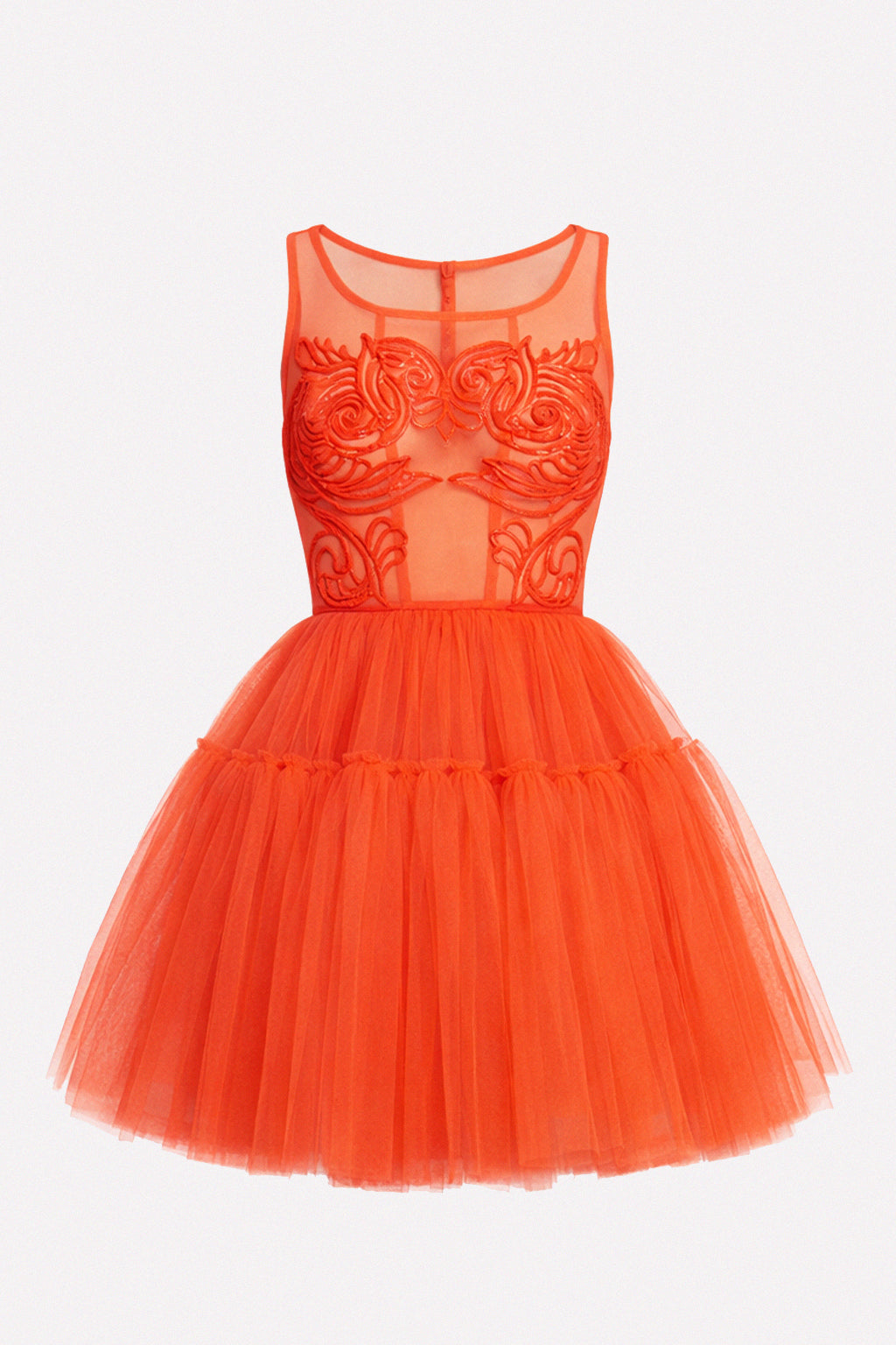 Abito corto in tulle