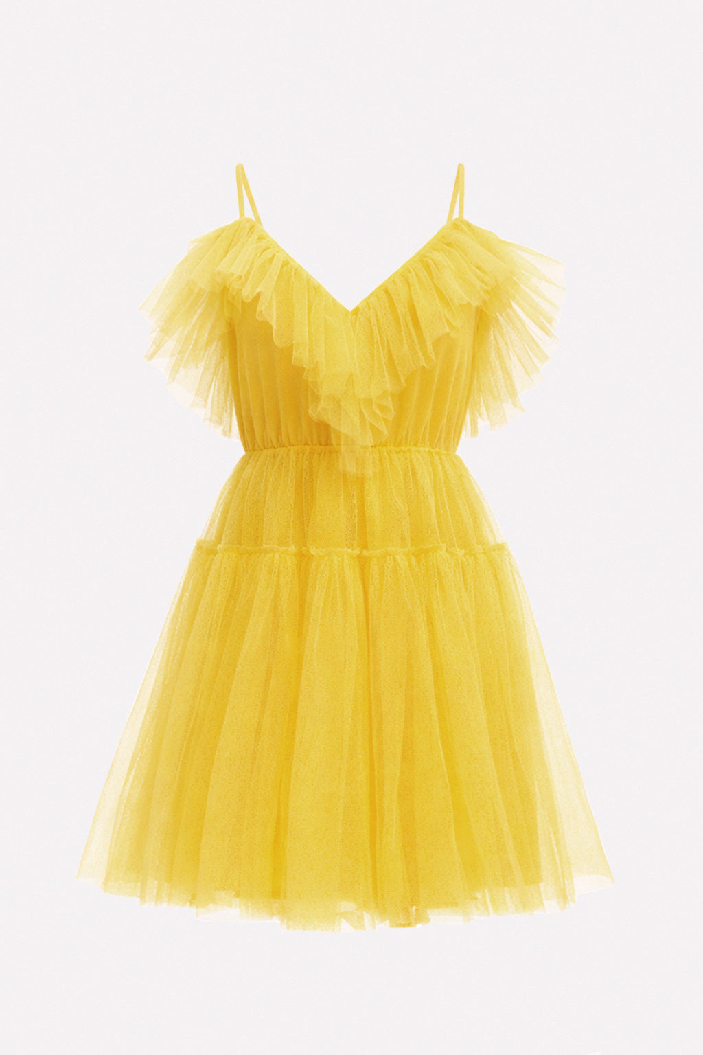 Abito corto in tulle