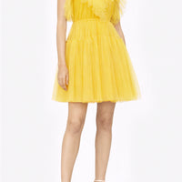 Abito corto in tulle