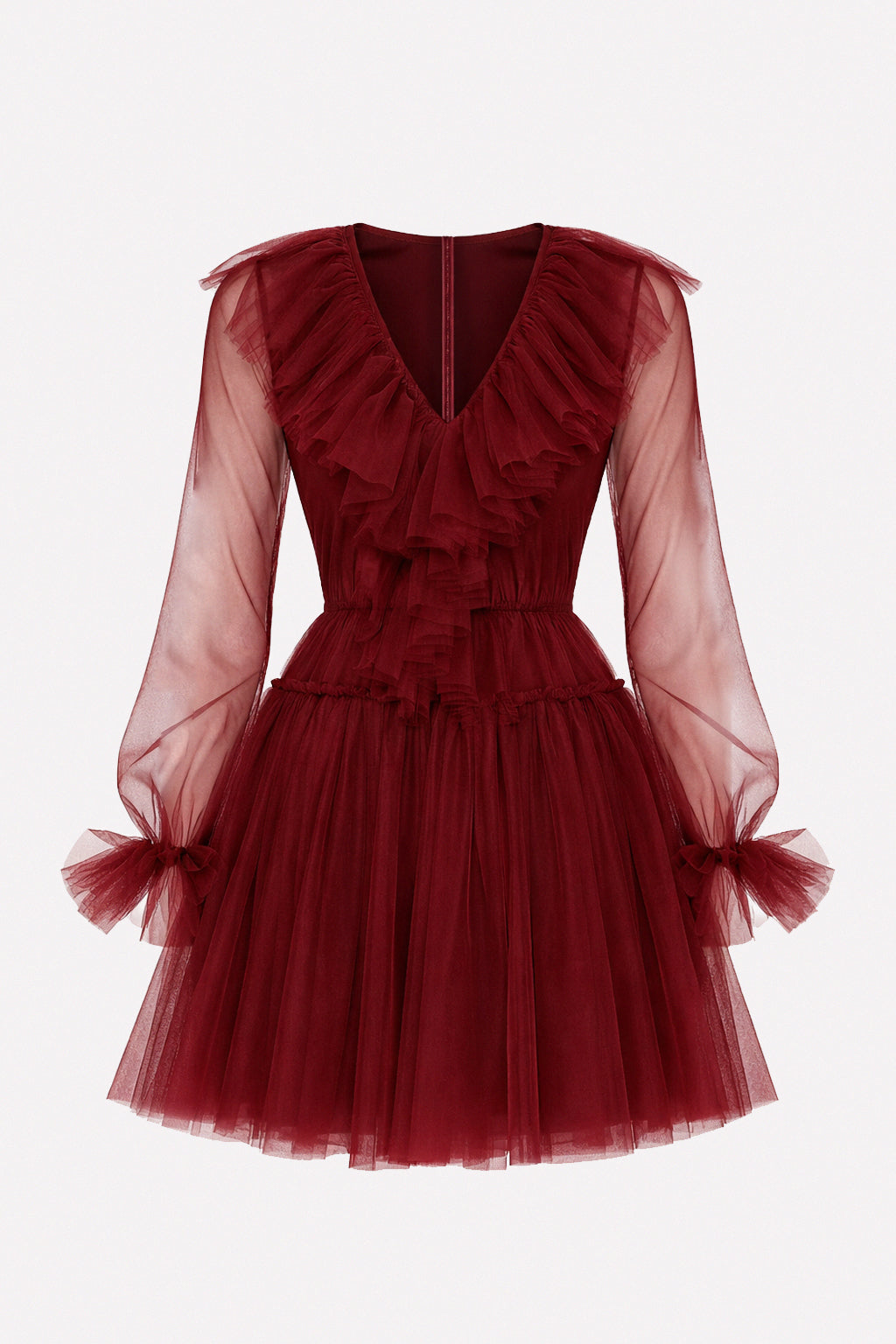 Abito corto in tulle
