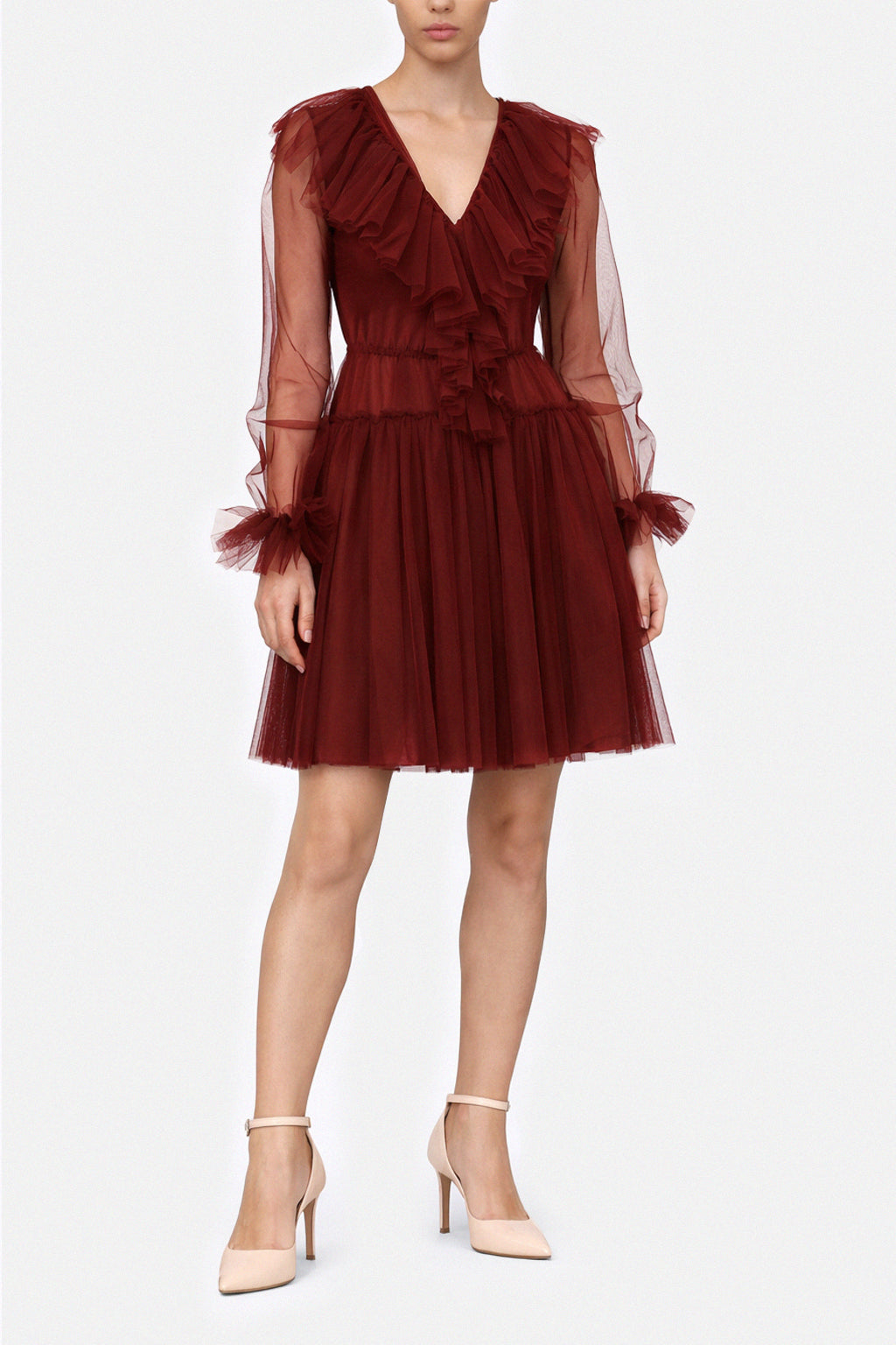 Abito corto in tulle