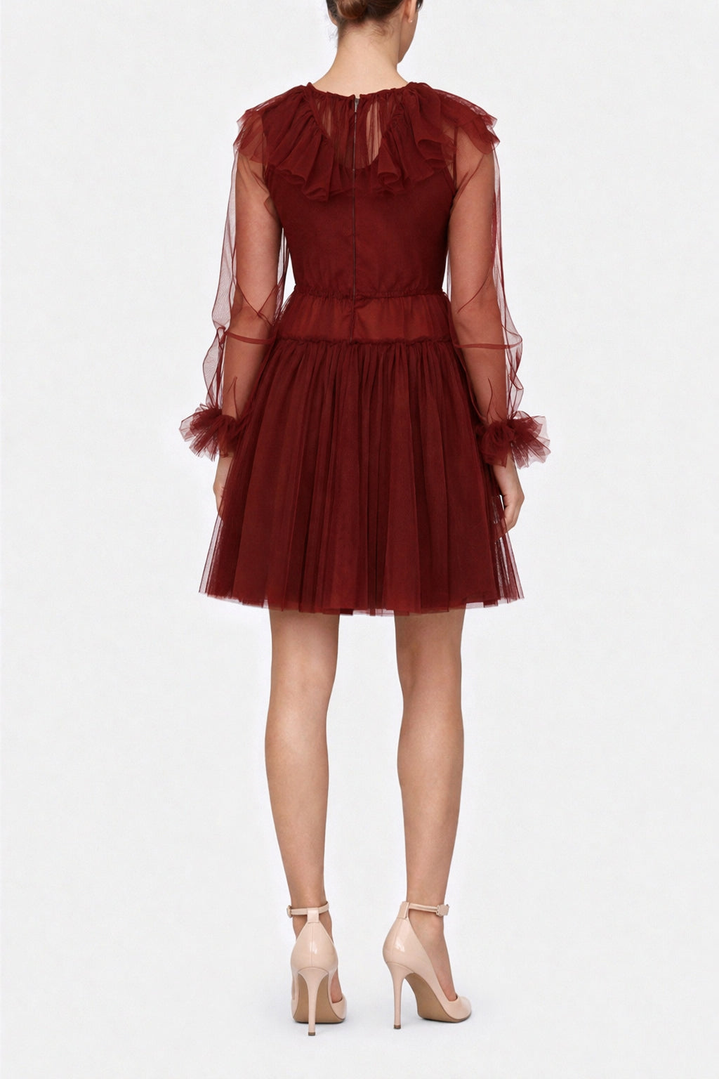 Abito corto in tulle