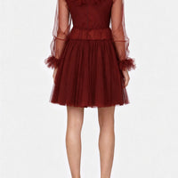 Abito corto in tulle